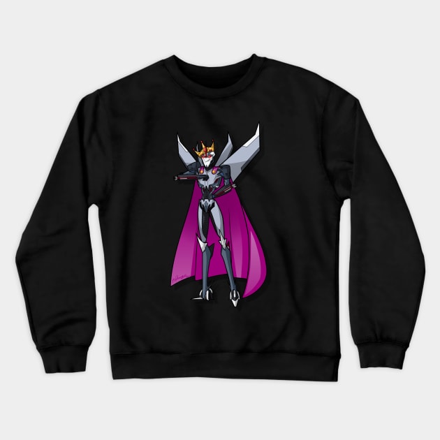 All Hail Starscream Crewneck Sweatshirt by PandemiDoodles